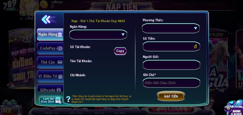 ảnh tài xỉu 789 Club