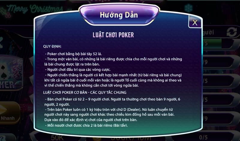 Luật chơi bài Poker