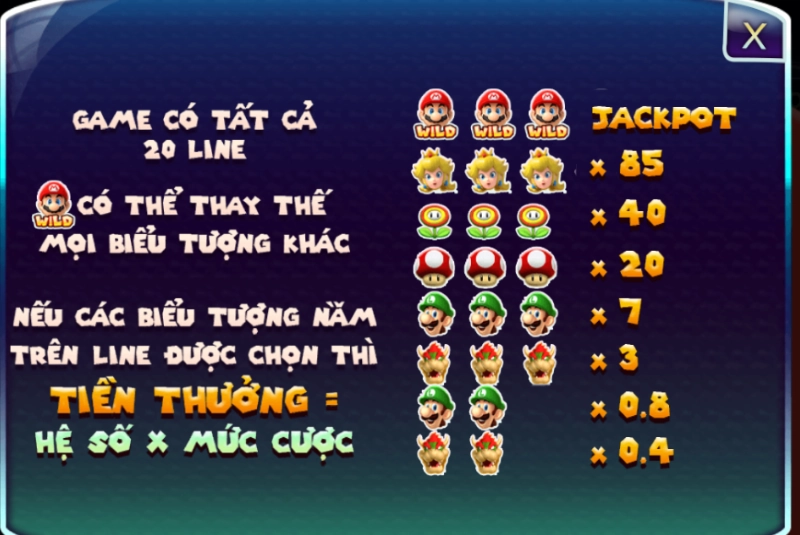 Mini game Super Mario