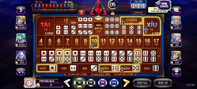 Tỷ lệ thưởng hấp dẫn